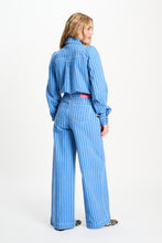 Afbeelding in Gallery-weergave laden, Blouse Poplin Stripes Blue