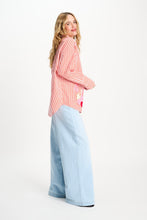 Afbeelding in Gallery-weergave laden, Blouse Poplin Striped Orange