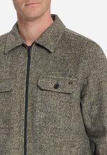 Afbeelding in Gallery-weergave laden, Overshirt Full Zip Melange Twill Ef