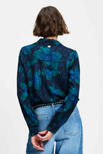 Afbeelding in Gallery-weergave laden, Blouse Mila Bloom Teal Green