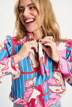 Afbeelding in Gallery-weergave laden, Blouse Urban Flora Stripe