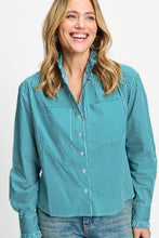 Afbeelding in Gallery-weergave laden, Blouse Noa Teal Green