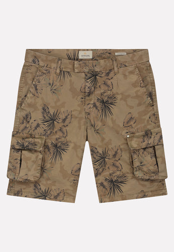 Combat Shorts Camo and Flower Lt. S