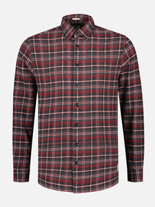 Overshirt Brushed Flannel Che